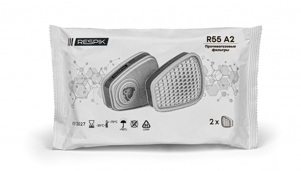 Фильтр противогазовый RESPIK® R51 А1 (2 шт)