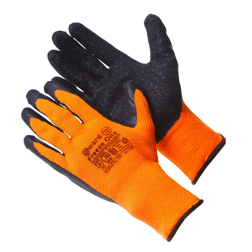 Перчатки Gward FREEZE ONE утепленные текстурир. латекс, L1306